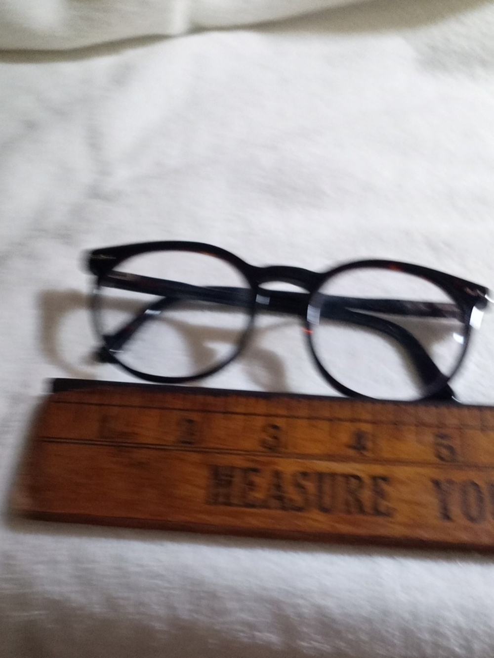 Angel Black Round Men's Glasses